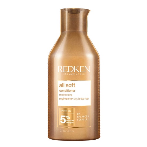 Кондиционер с аргановым маслом для сухих и ломких волос - Redken All Soft Conditioner